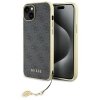 Guess GUHCP15MGF4GGR iPhone 15 Plus/ 14 Plus 6.7 szary/grey hardcase 4G Charms Collection